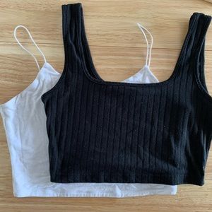 Cropped Tank Top Set
